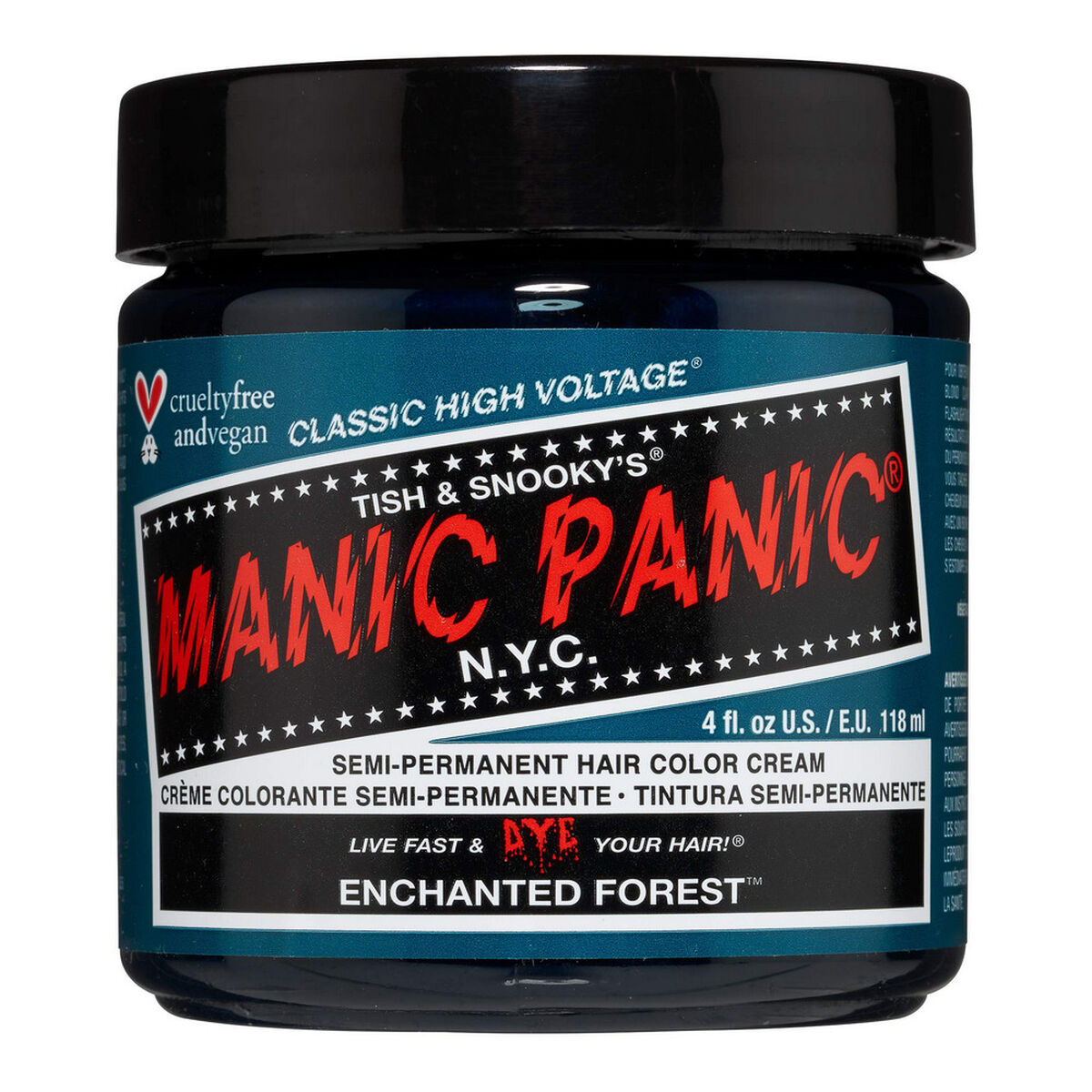Permanent färg Classic Manic Panic ?612600110098 Enchantes Forest (118 ml)