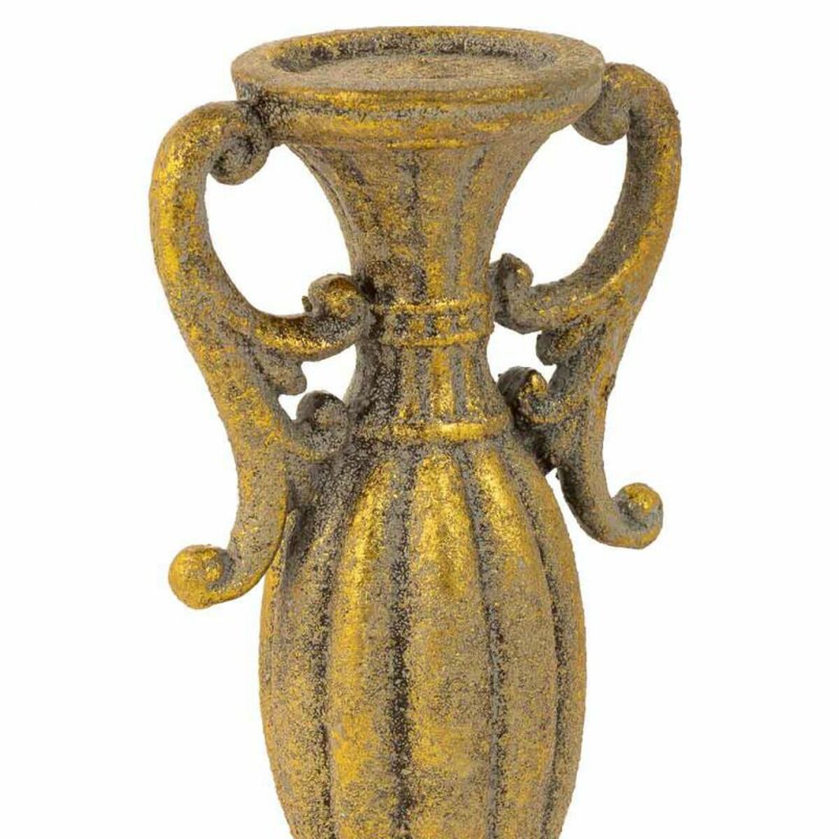 Ljusstake Alexandra House Living Gyllene Harts 14 x 33 x 14 cm - 4