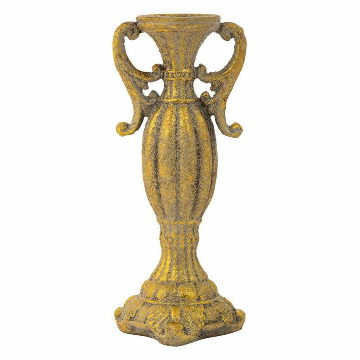 Ljusstake Alexandra House Living Gyllene Harts 14 x 33 x 14 cm - 2