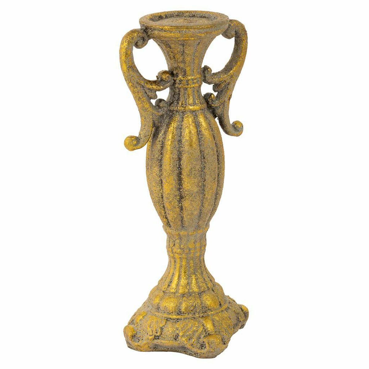 Ljusstake Alexandra House Living Gyllene Harts 14 x 33 x 14 cm