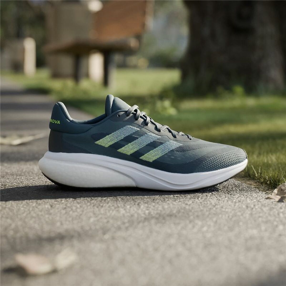 Gymnastikskor, Herr Adidas Supernova 3 Grå Mörkgrå - 2