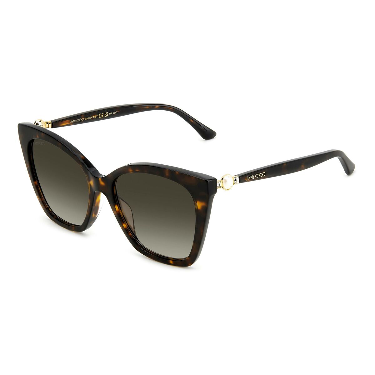 Damsolglasögon Jimmy Choo RUA/G/S Svart ø 56 mm - 3