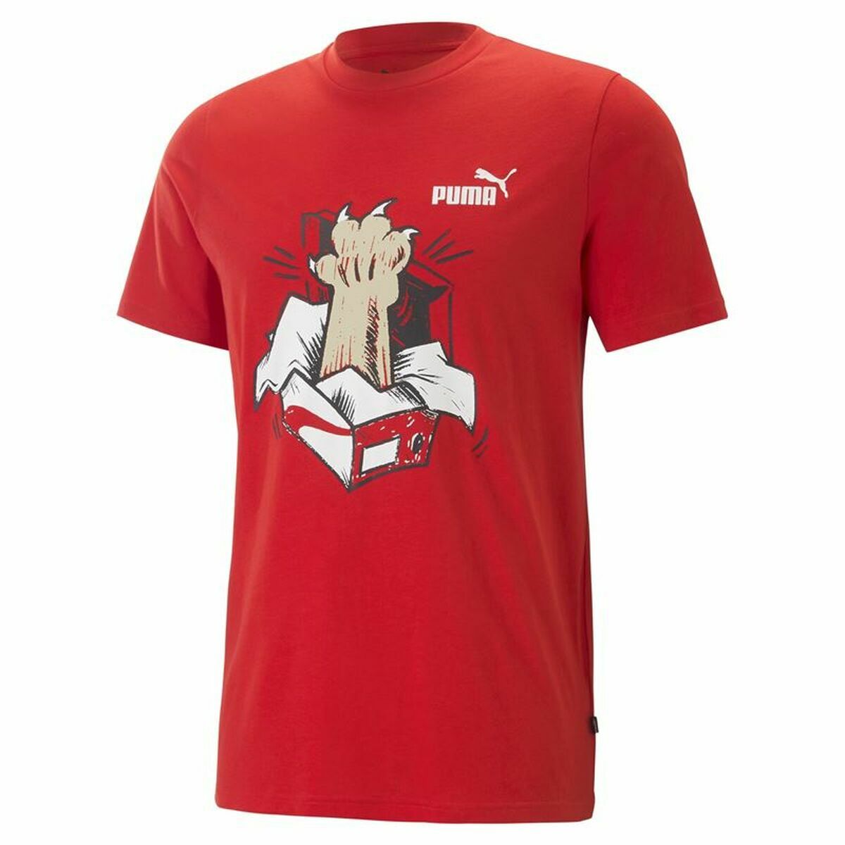 T-shirt med kortärm Puma Graphics Sneaker For All Time Röd Unisex - 4