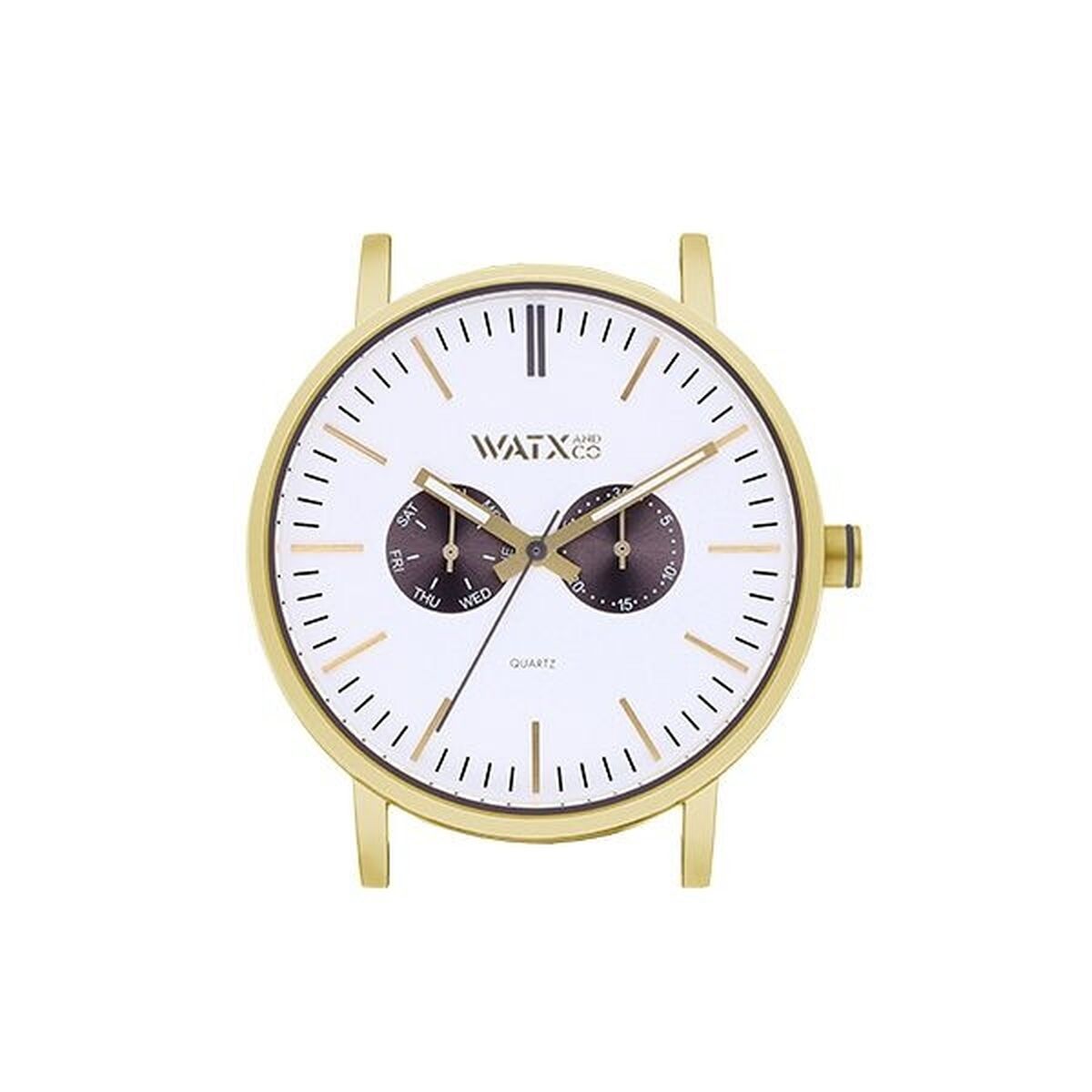 Unisexklocka Watx & Colors WXCA2744 Gyllene (Ø 44 mm)
