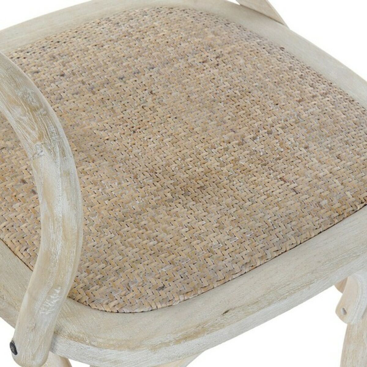 Matsalsstol DKD Home Decor Vit Multicolour 55 x 57 x 92 cm 55 x 47 x 92 cm - 2
