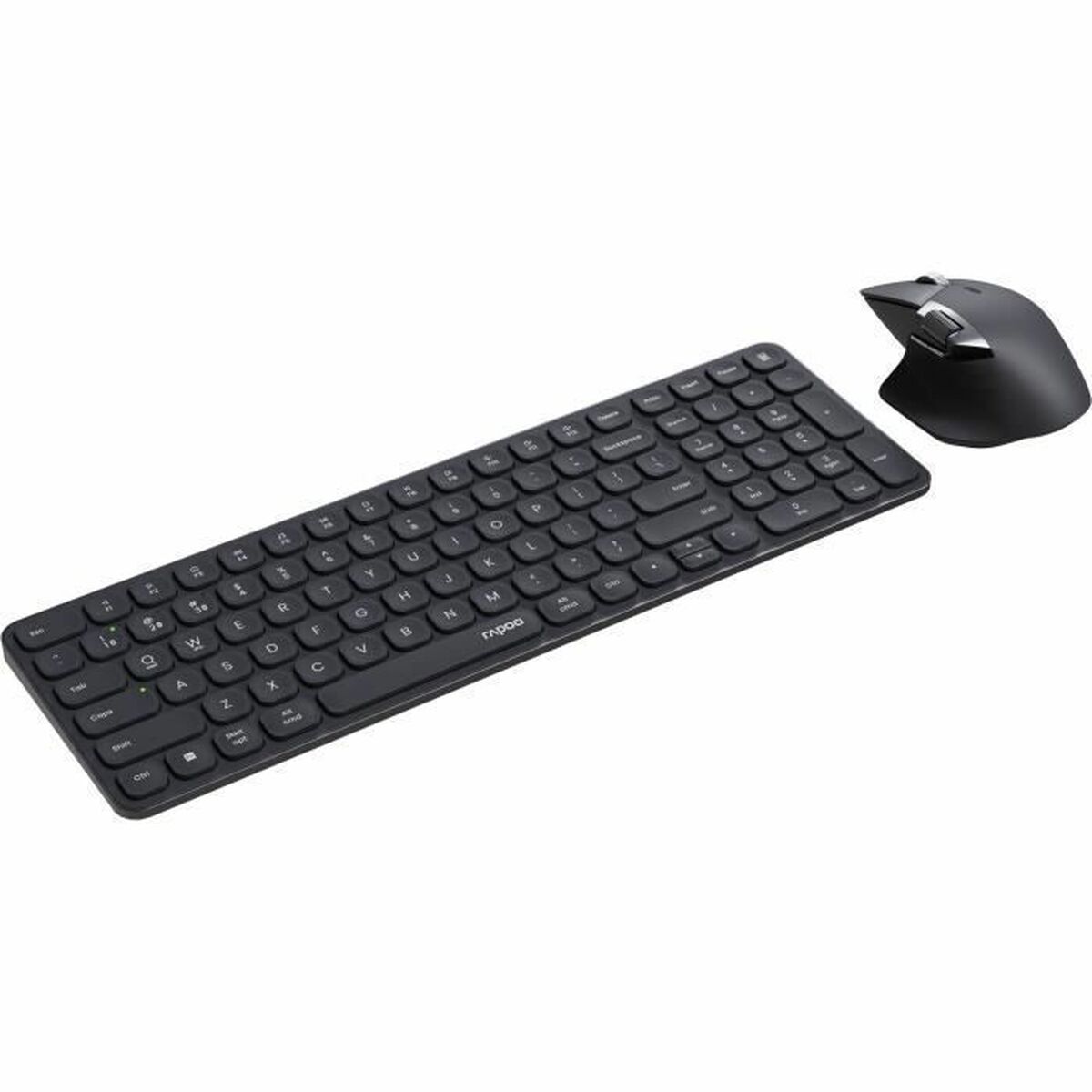Tangentbord och Mus Rapoo 9760M Grå AZERTY - 2