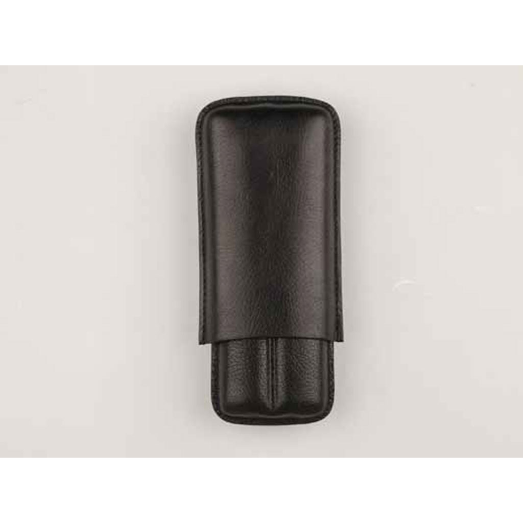 Cigarr Läder fodral svart ( 2 Churchill )