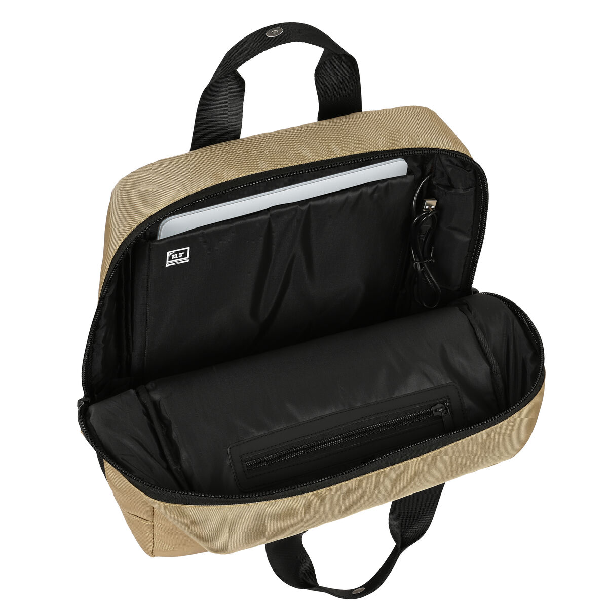 Laptopryggsäck Minnie Mouse Beige 13,3'' - 4