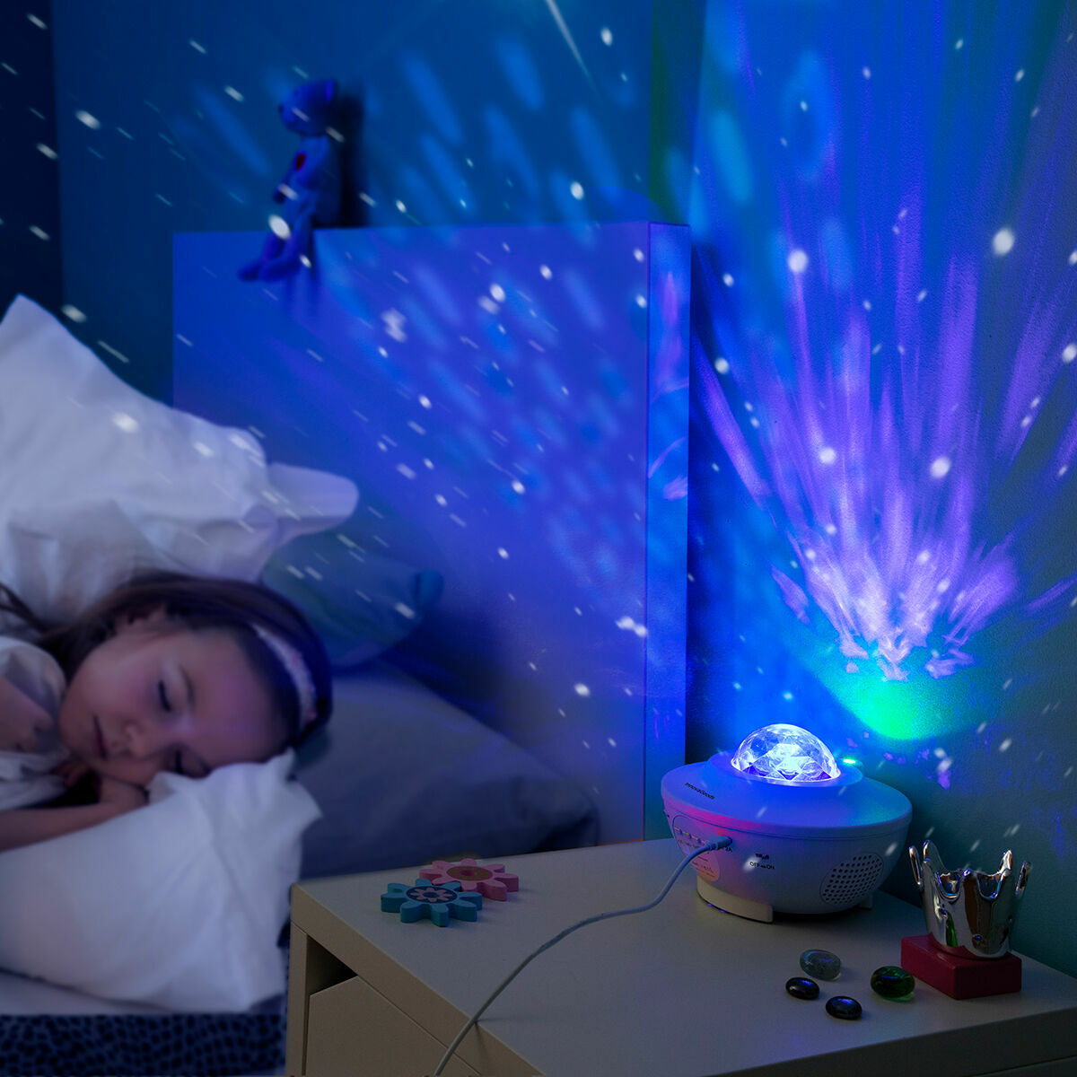 Stjärnprojektor med LED och Högtalare Sedlay InnovaGoods - 13
