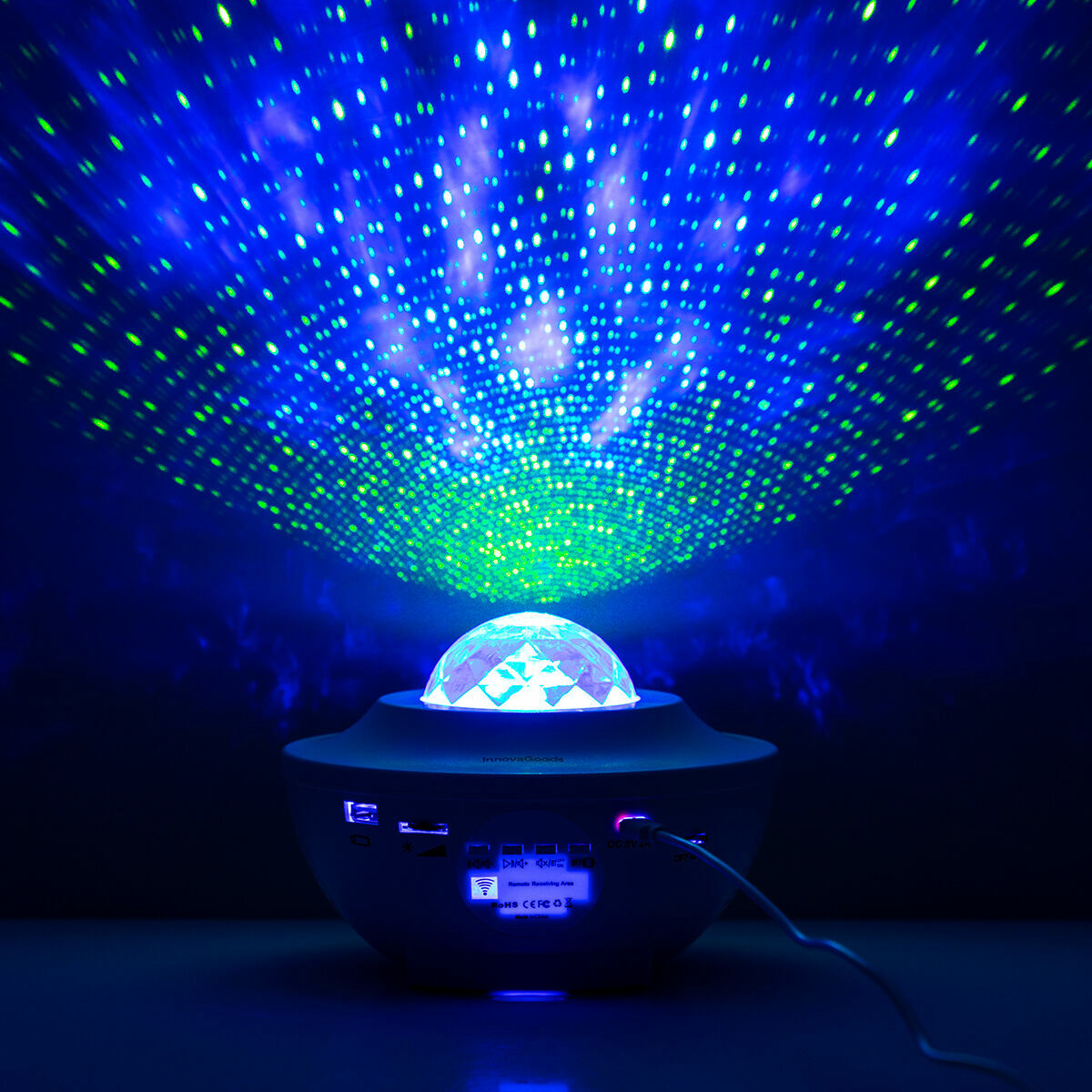 Stjärnprojektor med LED och Högtalare Sedlay InnovaGoods - 3