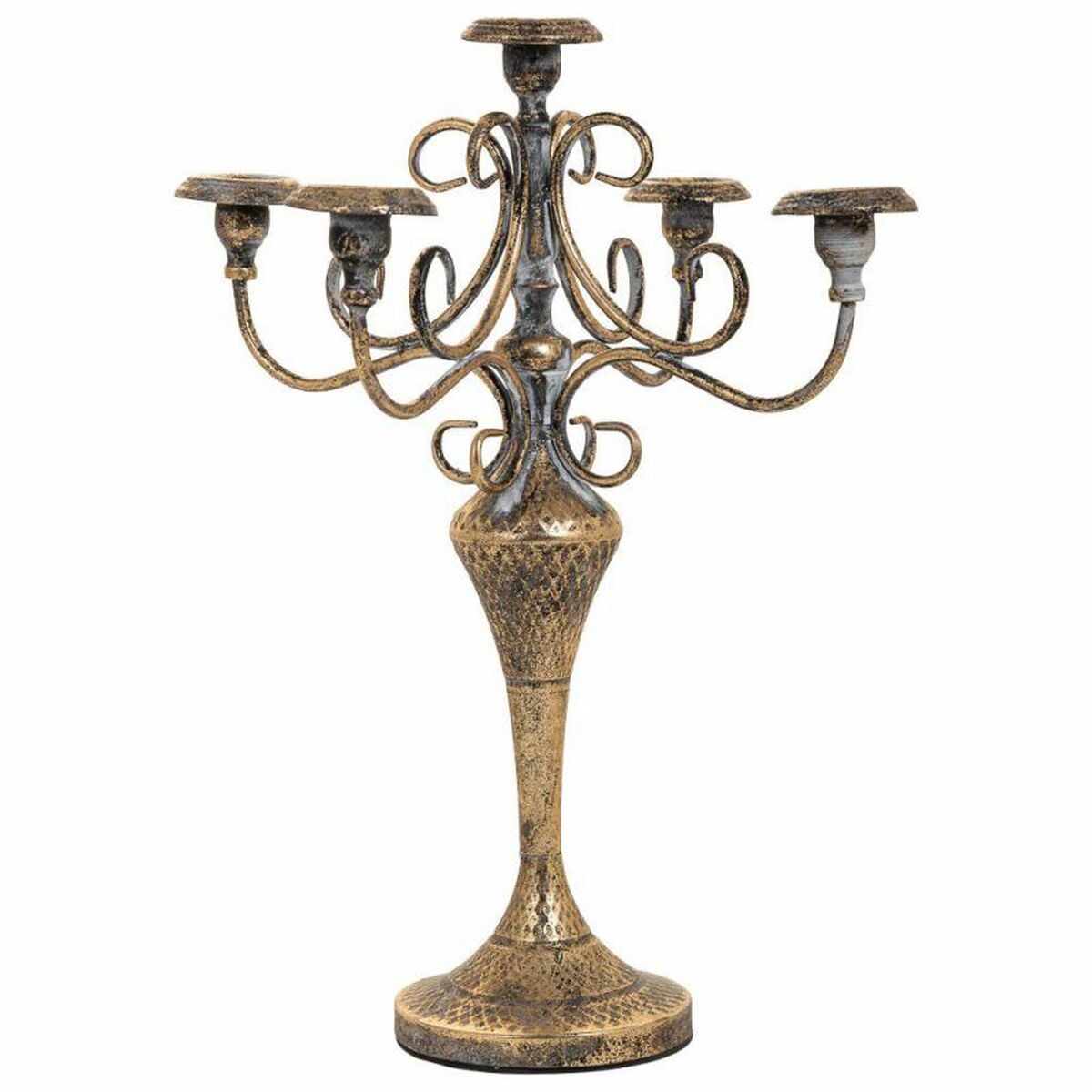 Kandelaber Alexandra House Living Guld Järn 29 x 47 x 29 cm - 2