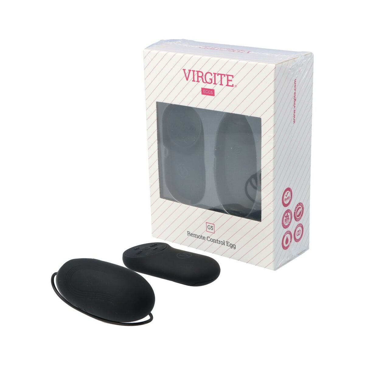 Äggvibrator Virgite Svart - 2
