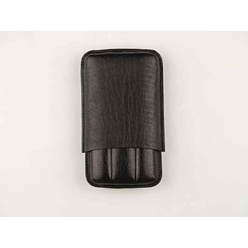 Cigarr Läder fodral svart ( 3 Churcill )