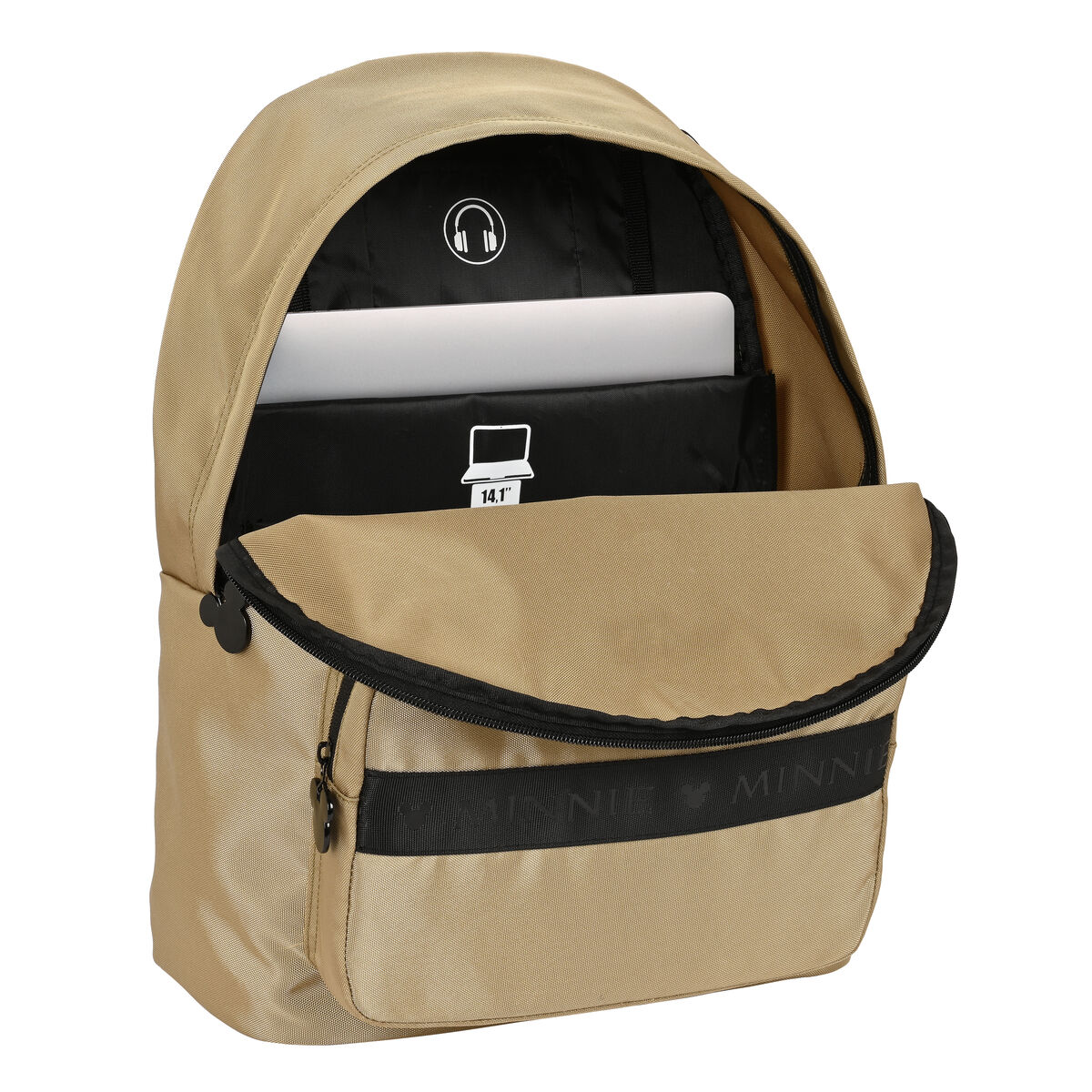 Laptopryggsäck Minnie Mouse 14,1'' Beige - 4