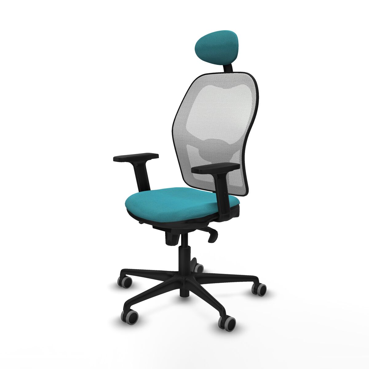 Kontorsstol med nackstöd Piqueras y Crespo 2D036G1 Turkos - 2