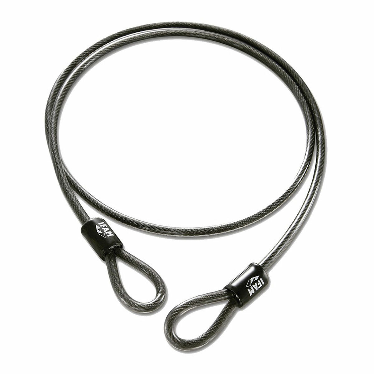 Kabel med hänglås IFAM Svart Ø 12 mm