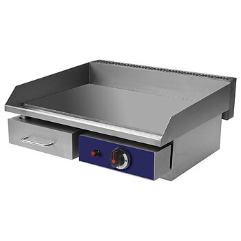 Gasgrillbänk, 1 zon, slät platta