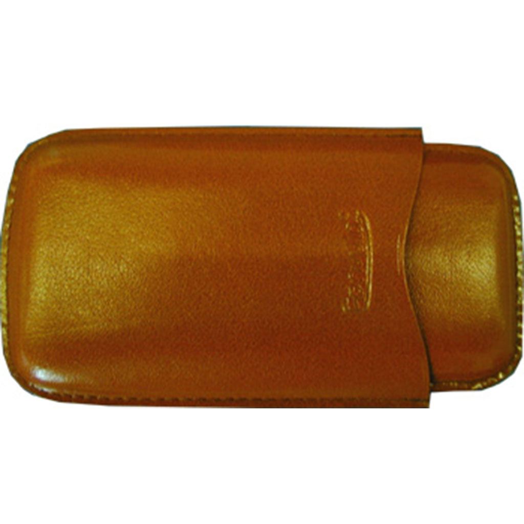 Cigarr fodral Brunt Läder 3 Corona