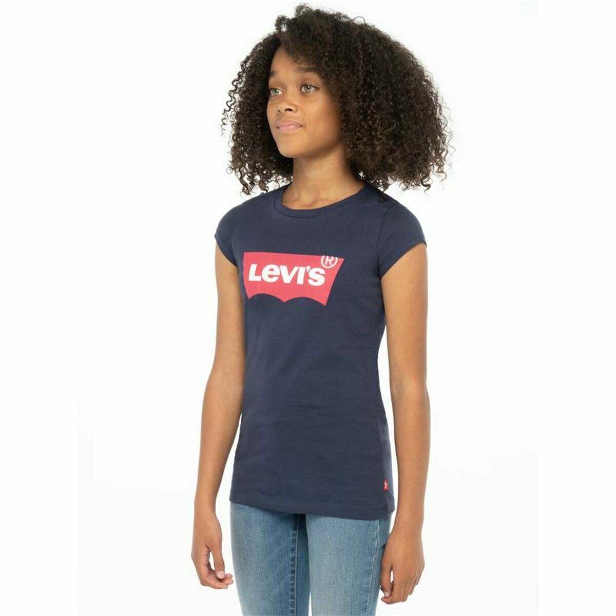 Barn T-shirt med kortärm Levi's Batwing Mörkblå - 9
