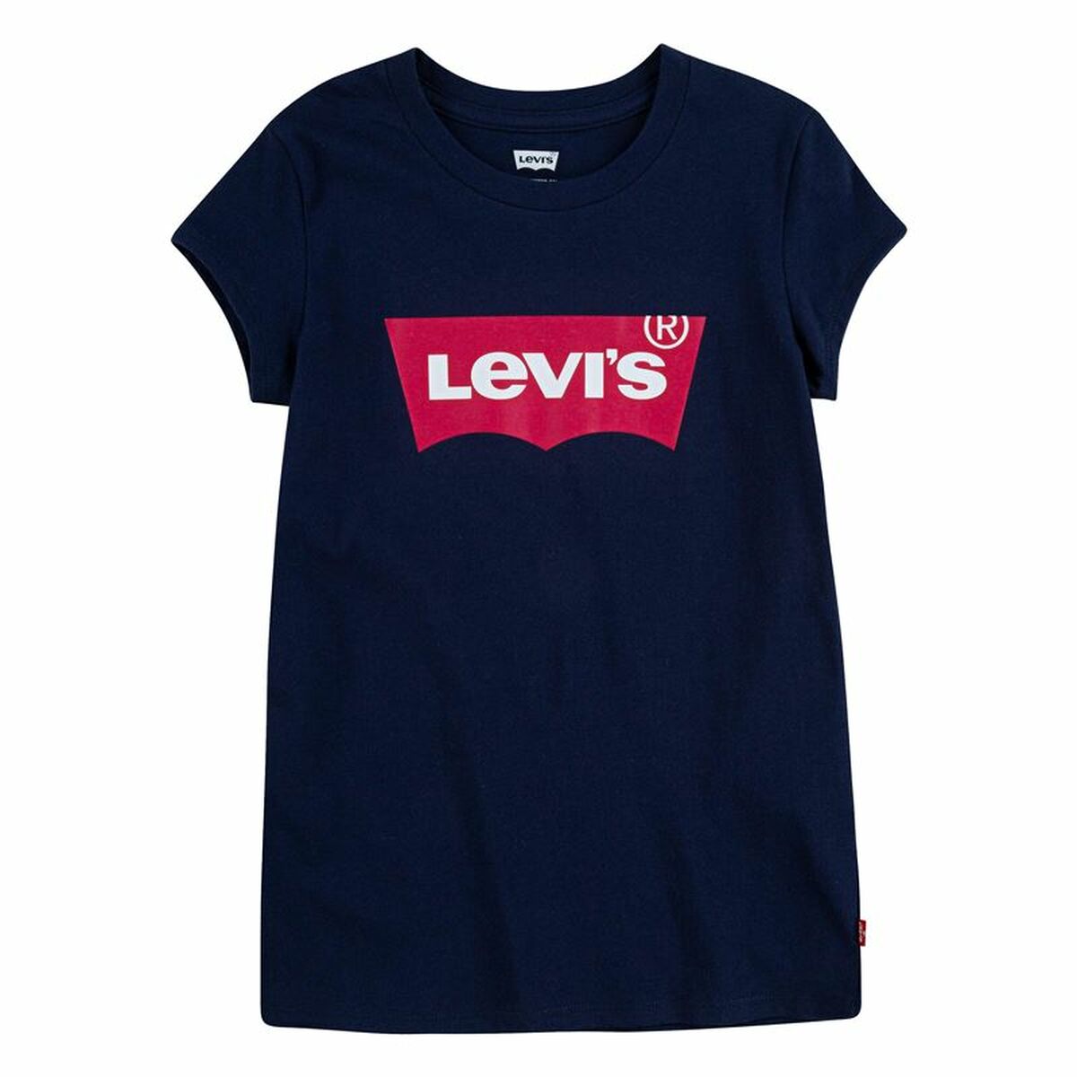 Barn T-shirt med kortärm Levi's Batwing Mörkblå - 7