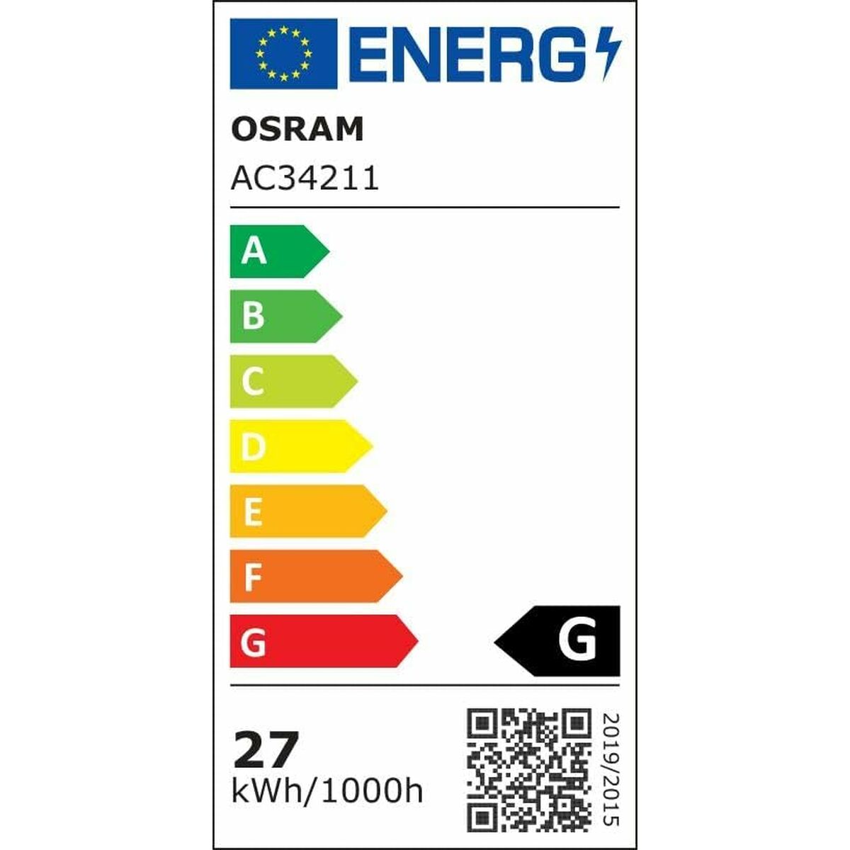 Lågenergilampa Osram Lynx 26 W G24 3000K - 3