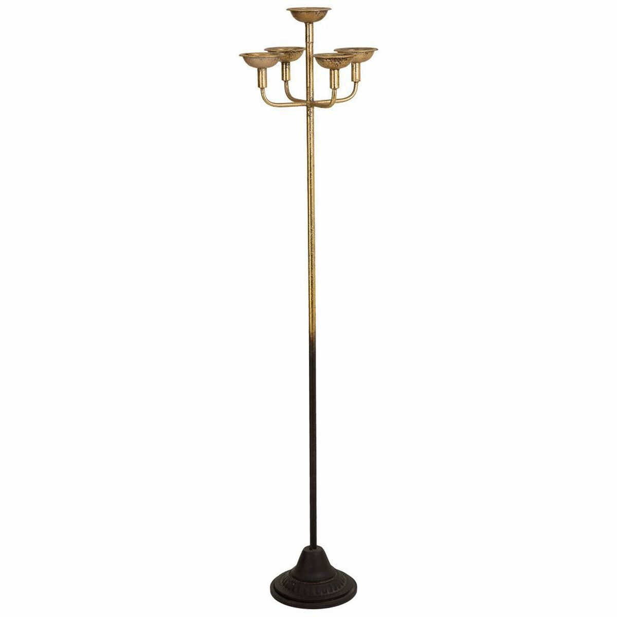 Kandelaber Alexandra House Living Gyllene Metall 37 x 149 x 37 cm