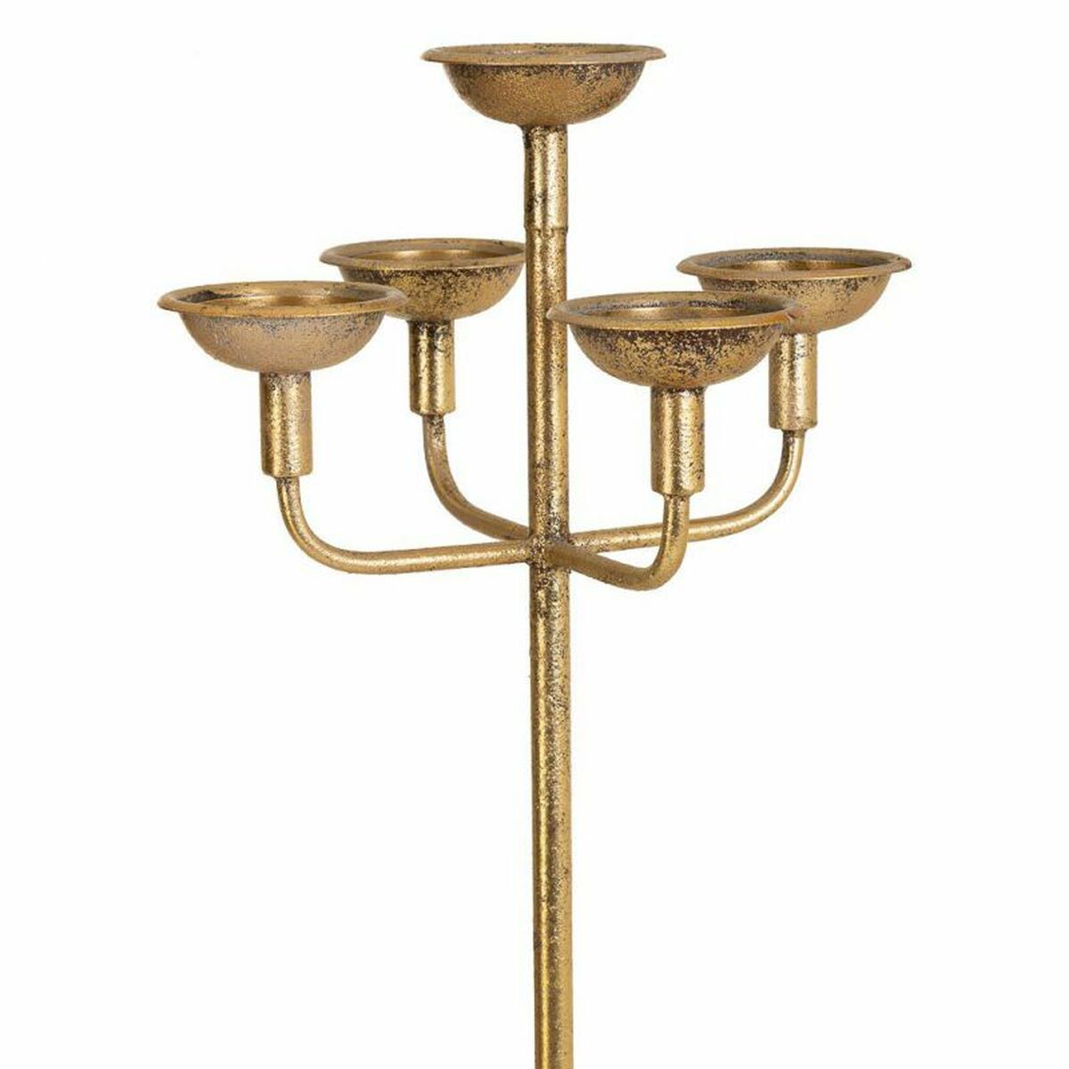 Kandelaber Alexandra House Living Gyllene Metall 37 x 149 x 37 cm - 5