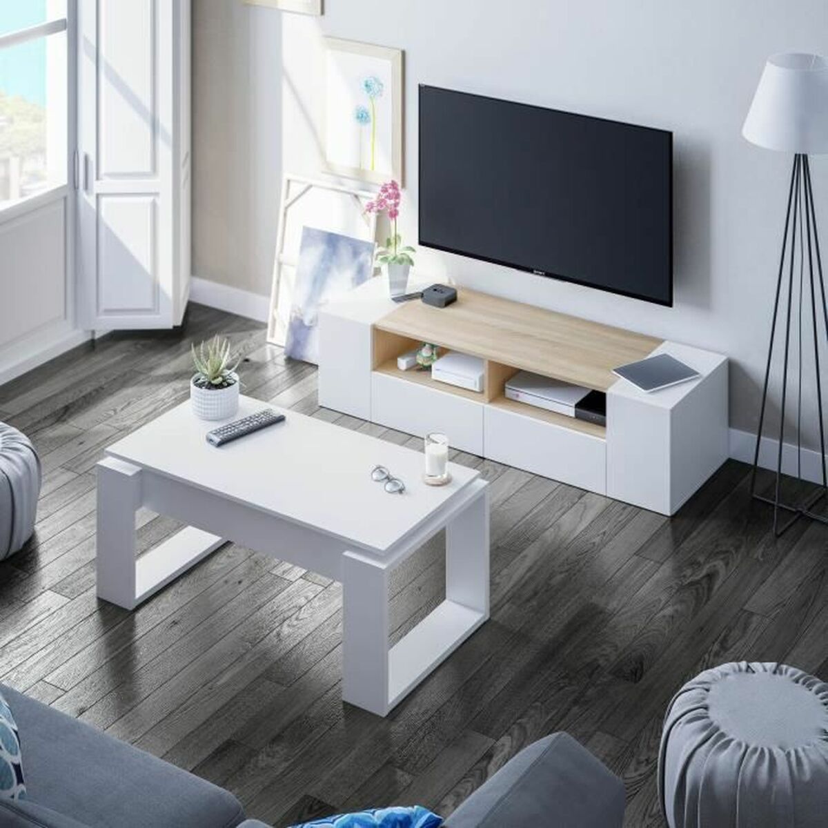 Sidobord 45-54 x 105 x 55 cm - 7