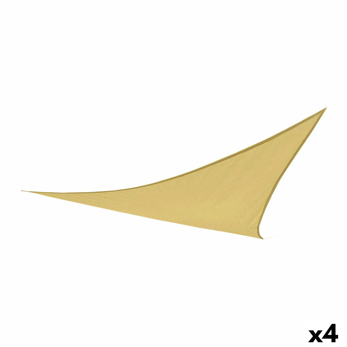 Skugga segel Aktive Triangulär Kräm 360 x 0,5 x 360 cm (4 antal) - 5