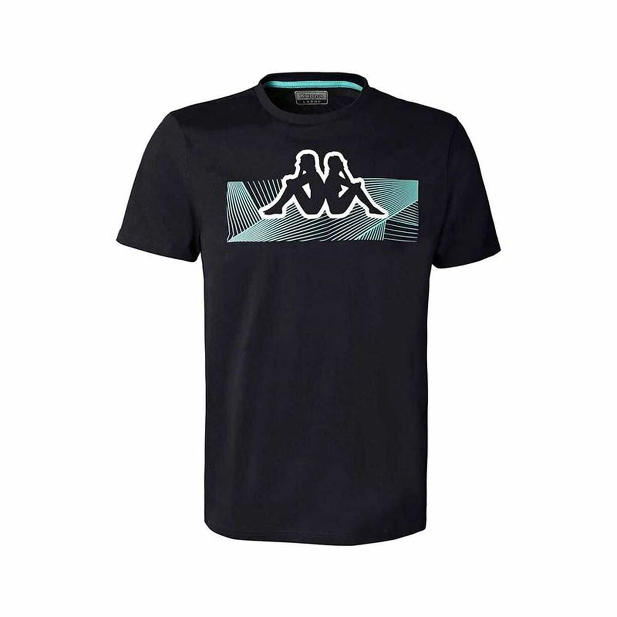 T-shirt med kortärm Herr Kappa Eryx Graphik Mörkblå - 6