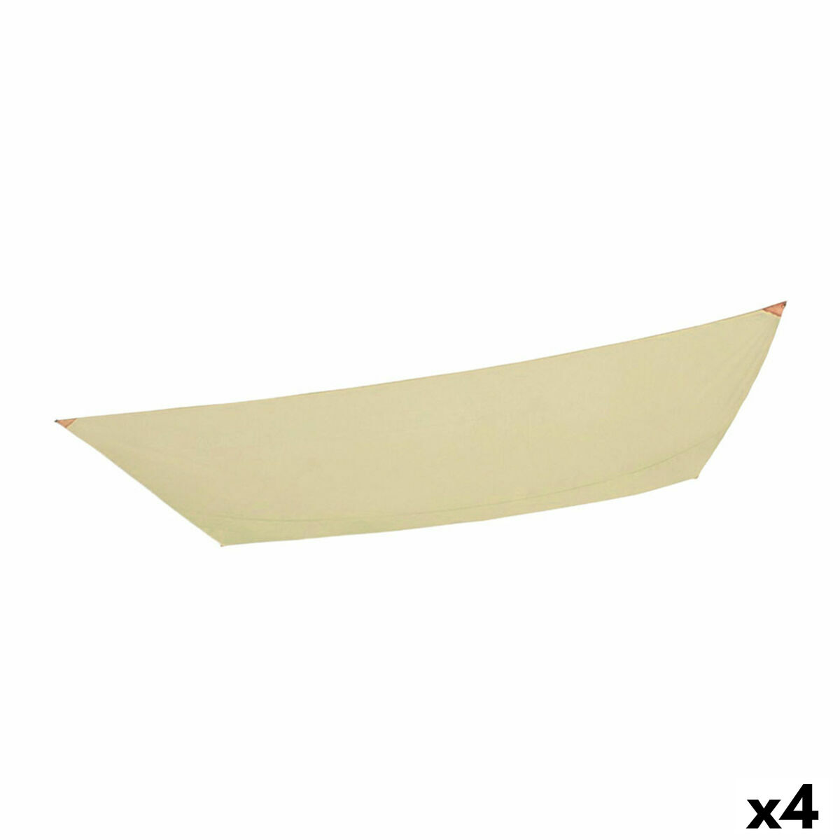 Skugga segel Aktive Triangulär Kräm 200 x 0,5 x 300 cm (4 antal) - 5