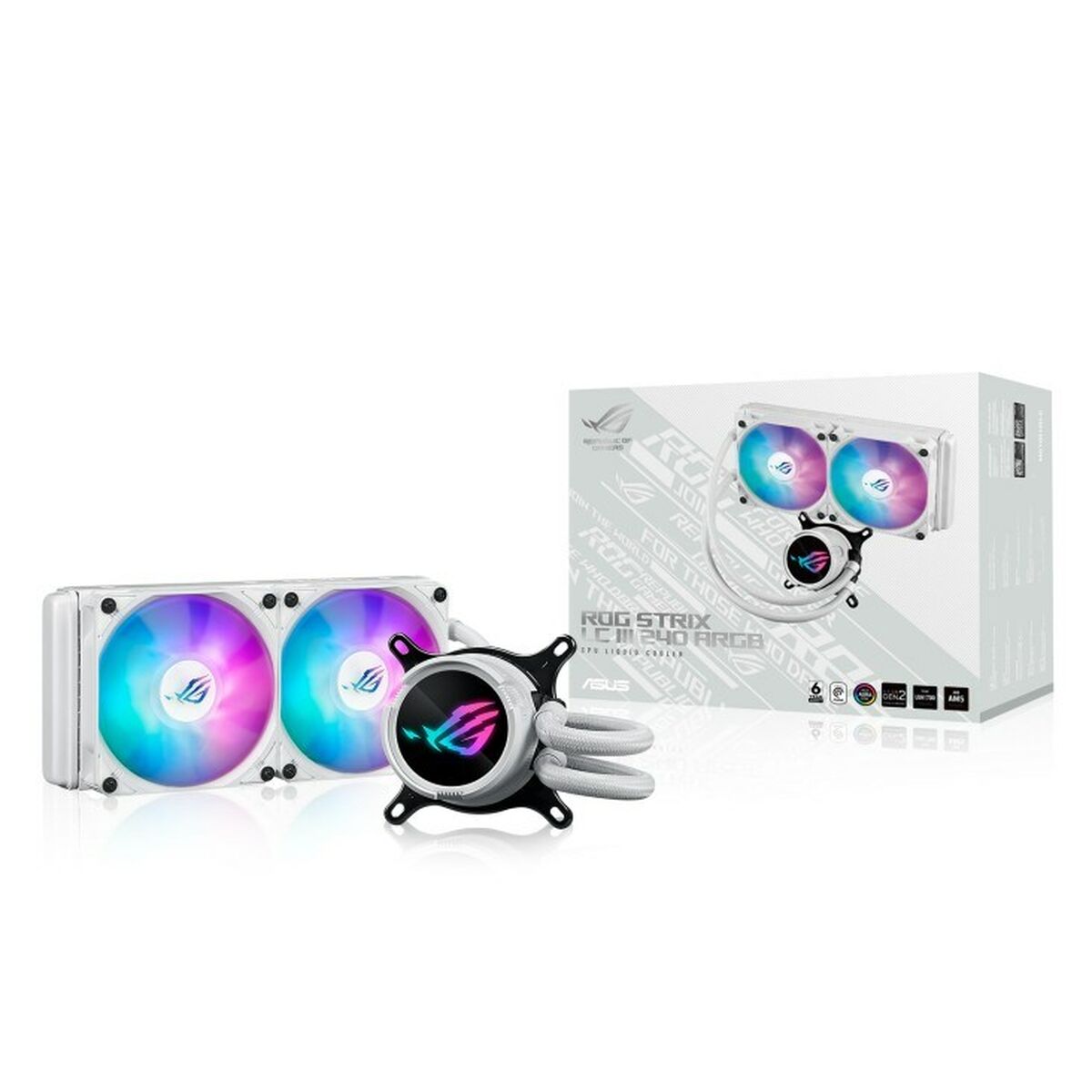 Flytande kylkit Asus ROG STRIX LC III 240 ARGB - 2