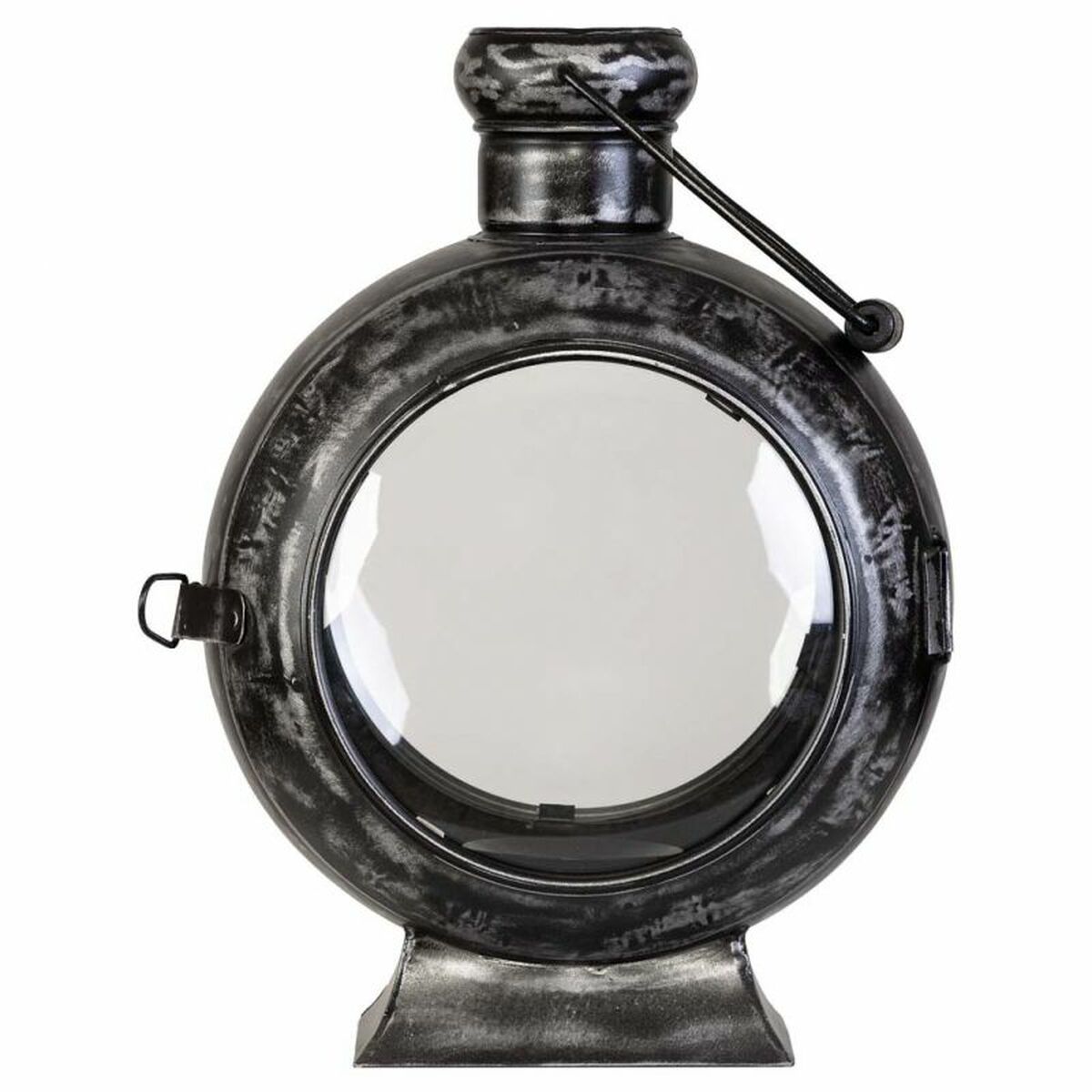 Ljusstake Alexandra House Living Svart Glas Järn 21 x 40 x 29 cm - 4