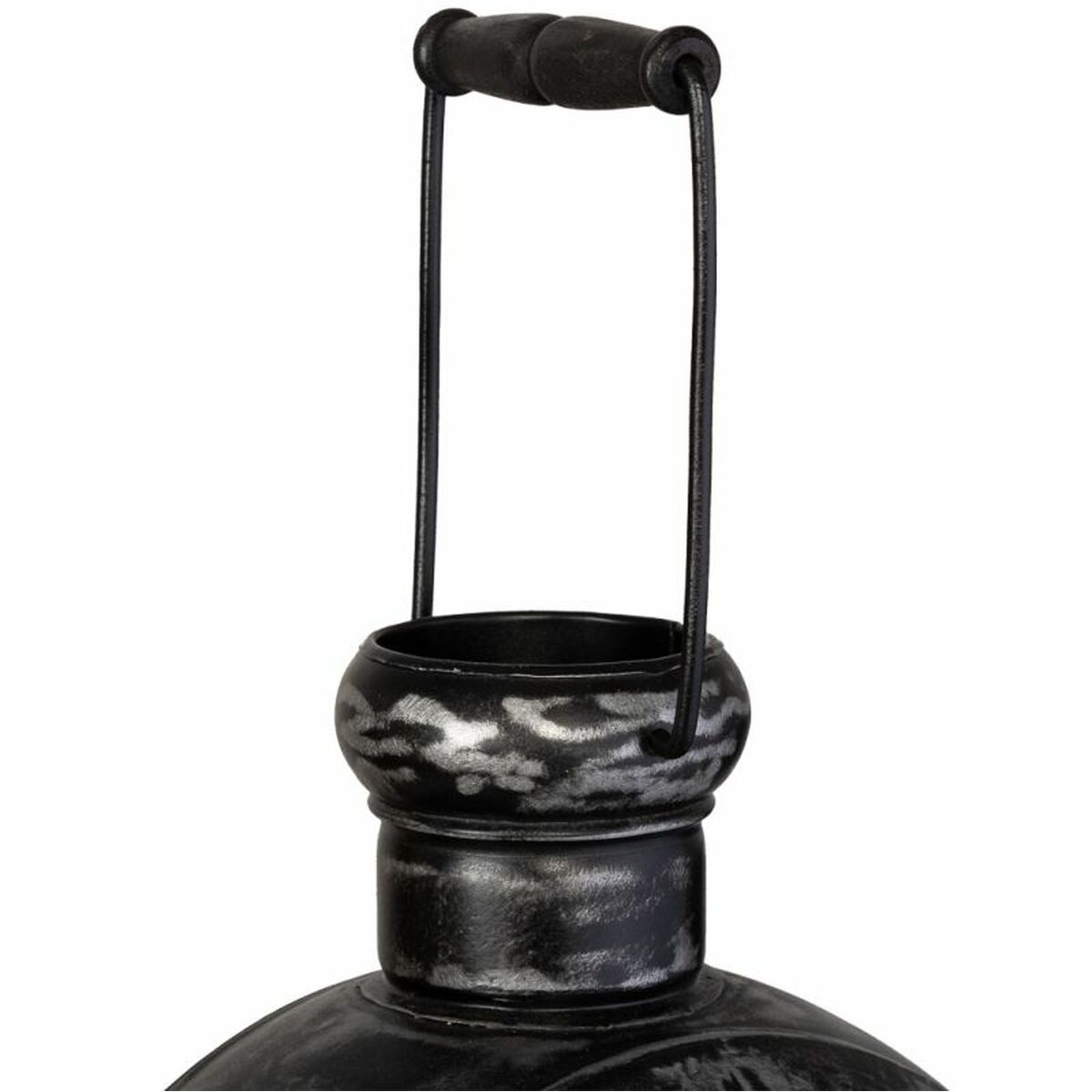 Ljusstake Alexandra House Living Svart Glas Järn 21 x 40 x 29 cm - 6