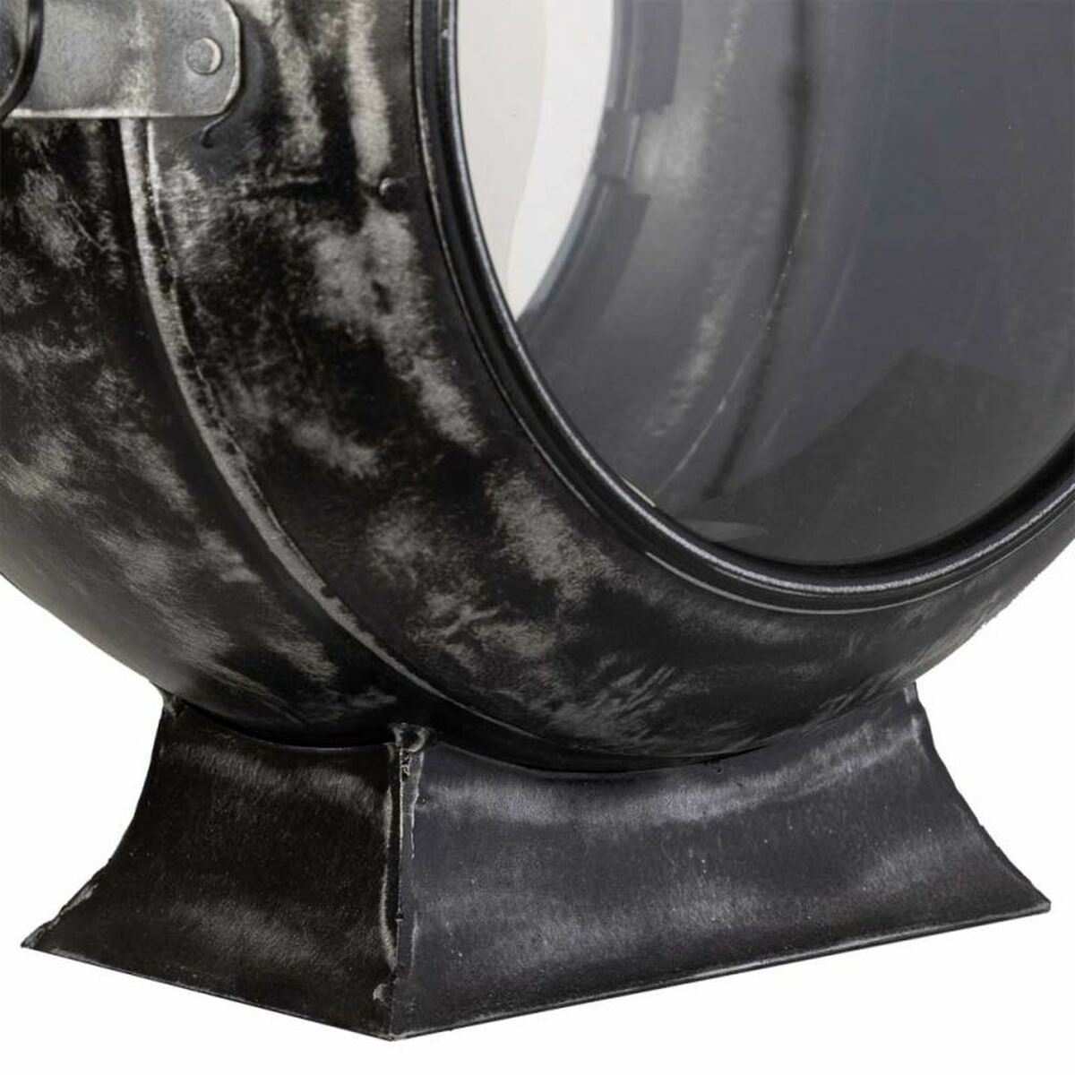 Ljusstake Alexandra House Living Svart Glas Järn 21 x 40 x 29 cm - 8