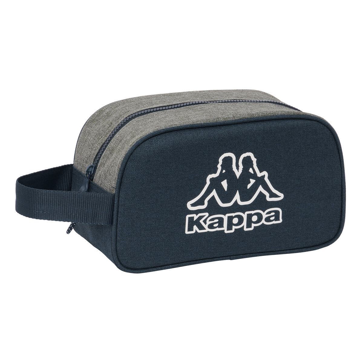 Skolnecessär Kappa Dark navy Grå Marinblå 26 x 15 x 12 cm