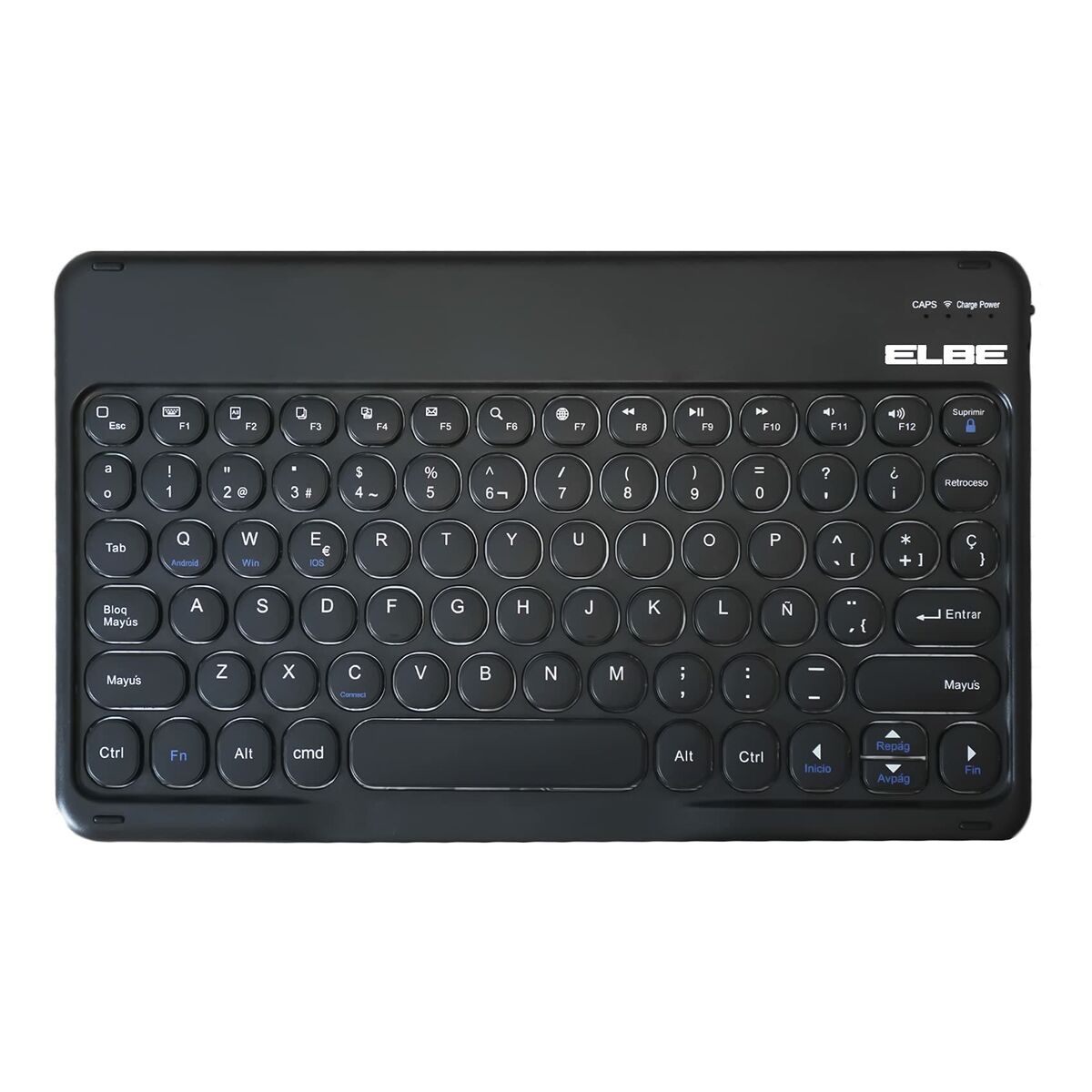 Trådlöst Tangentbord ELBE TE102BT Svart QWERTY