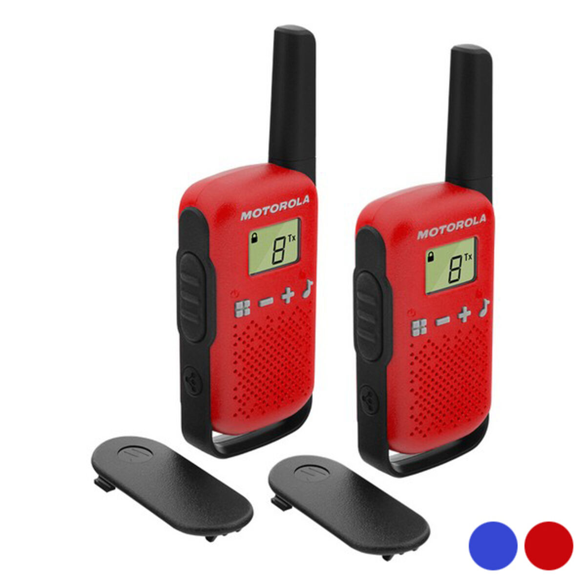Walkie-Talkie Motorola T42 Dual 1,3" LCD 4 km (2 pcs) - 3