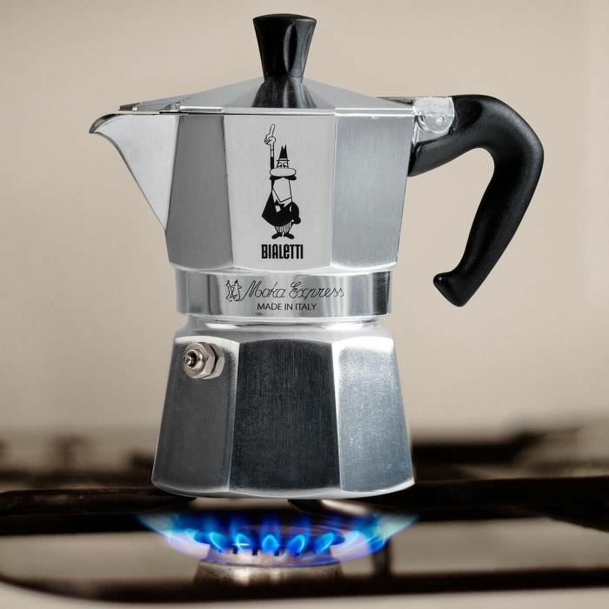 Italiensk Kaffepanna Bialetti Moka Express Aluminium 6 Koppar - 7