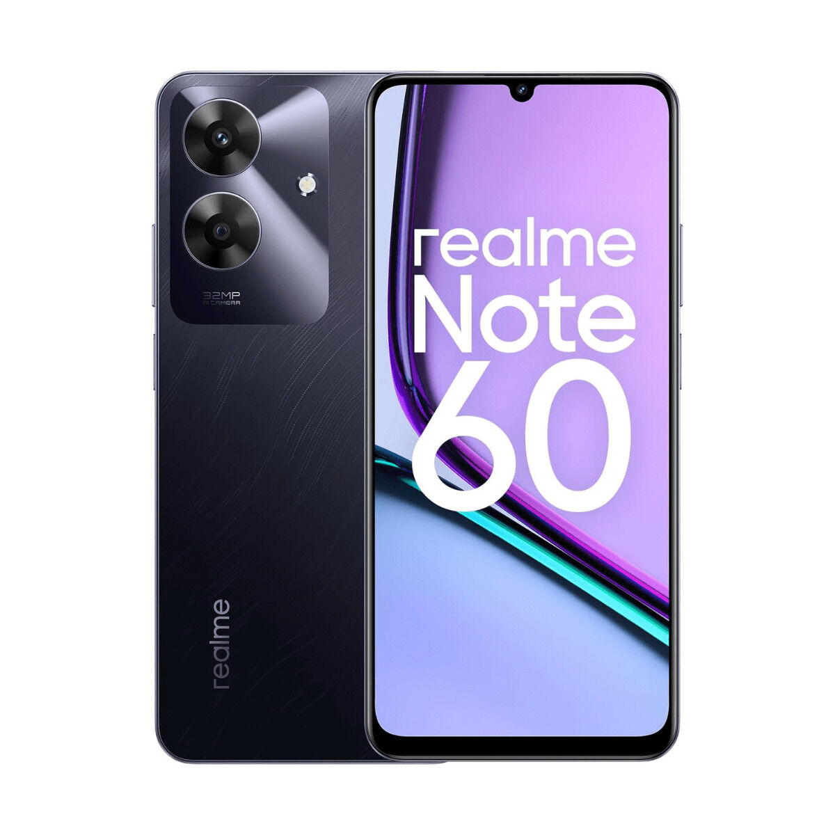 Smartphone Realme NOTE 60 4-128 BK 6,74" Octa Core 4 GB RAM 128 GB Svart