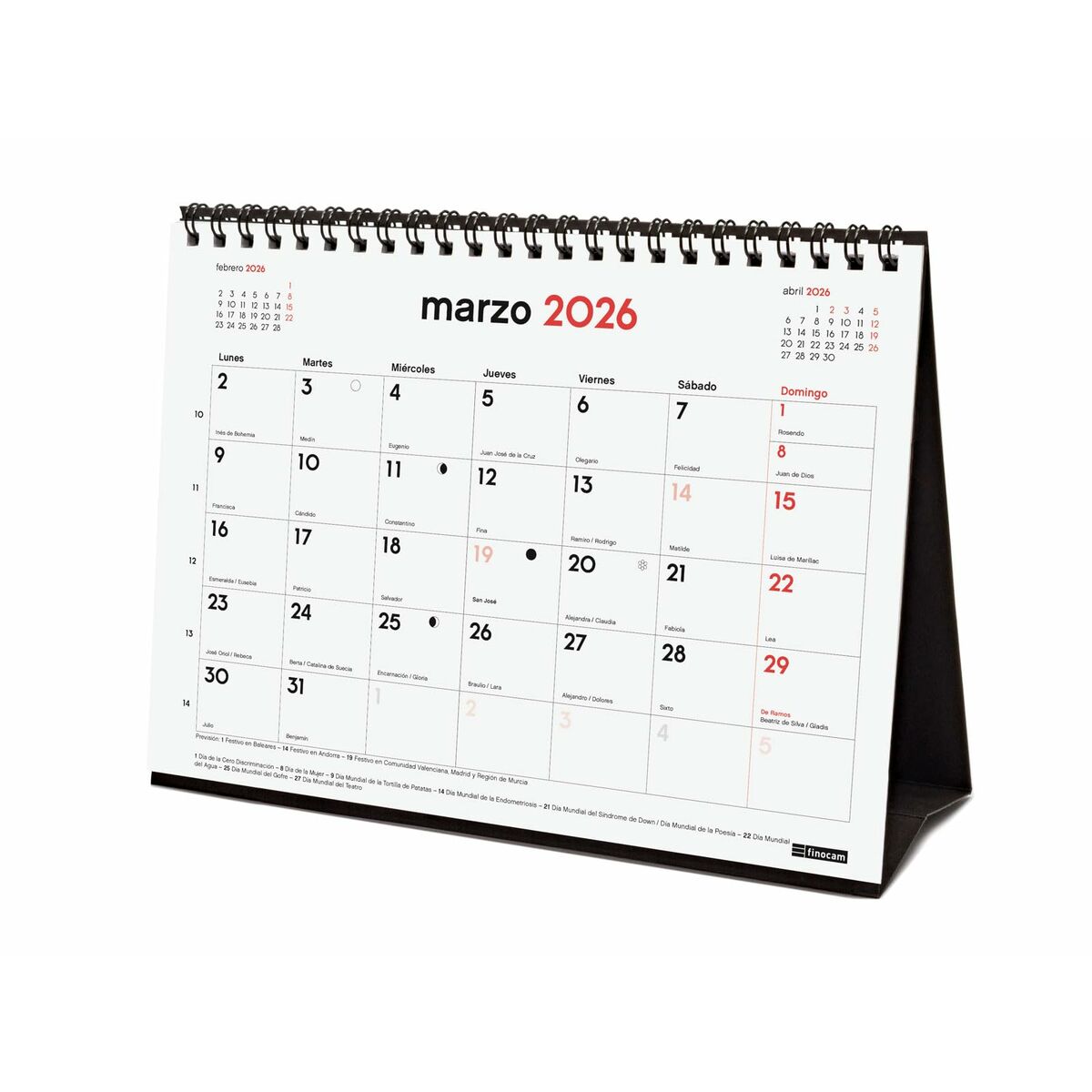 Skrivbordskalender Finocam - 2