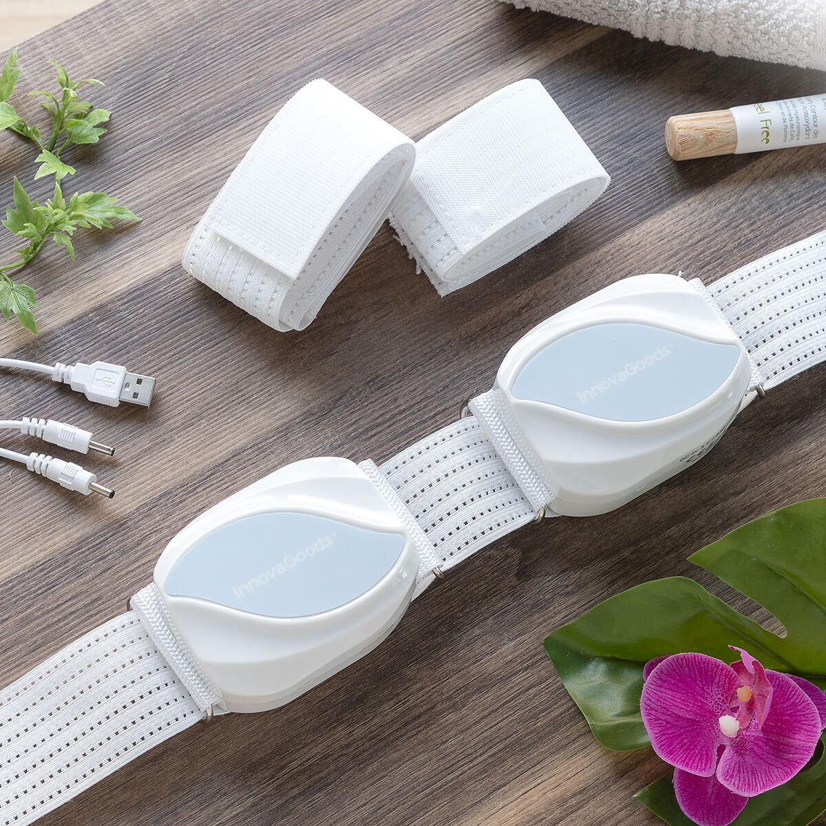 Kroppsformande vibrerande massagebälte Bubratt InnovaGoods - 32