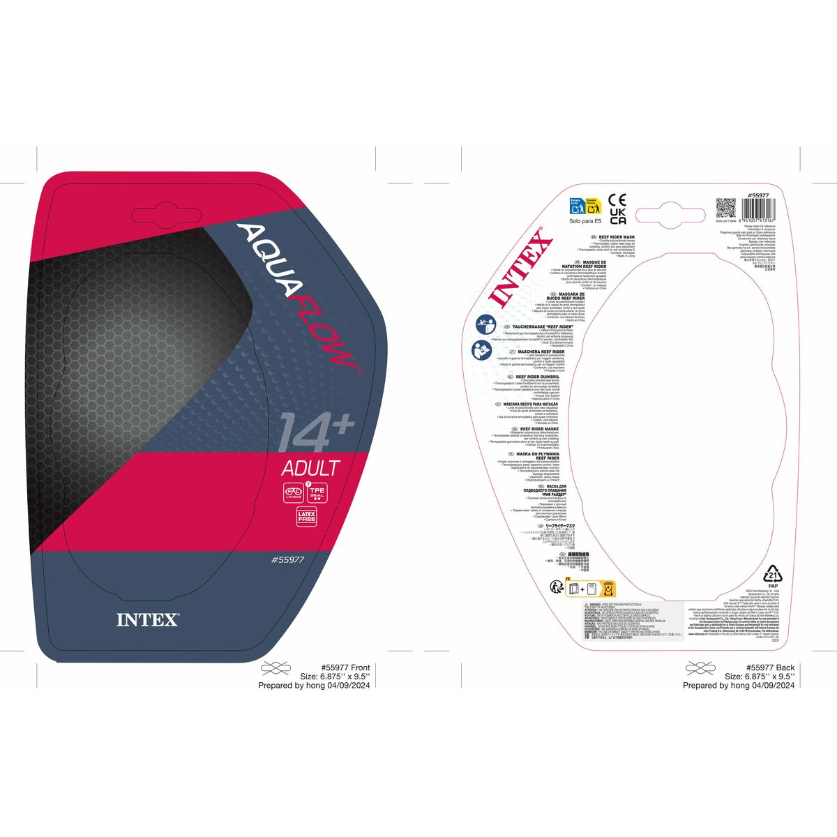 Dykmask RIDER Intex 55975 - 3