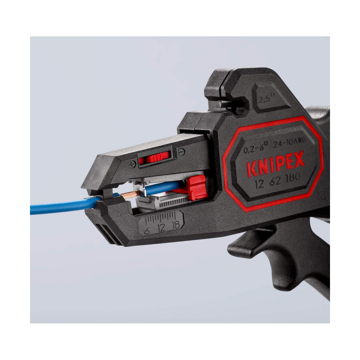 Kabelavlastningstång Knipex 12 62 180 SB Kabelskalare - 7