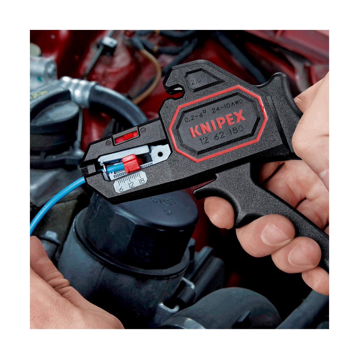Kabelavlastningstång Knipex 12 62 180 SB Kabelskalare - 12
