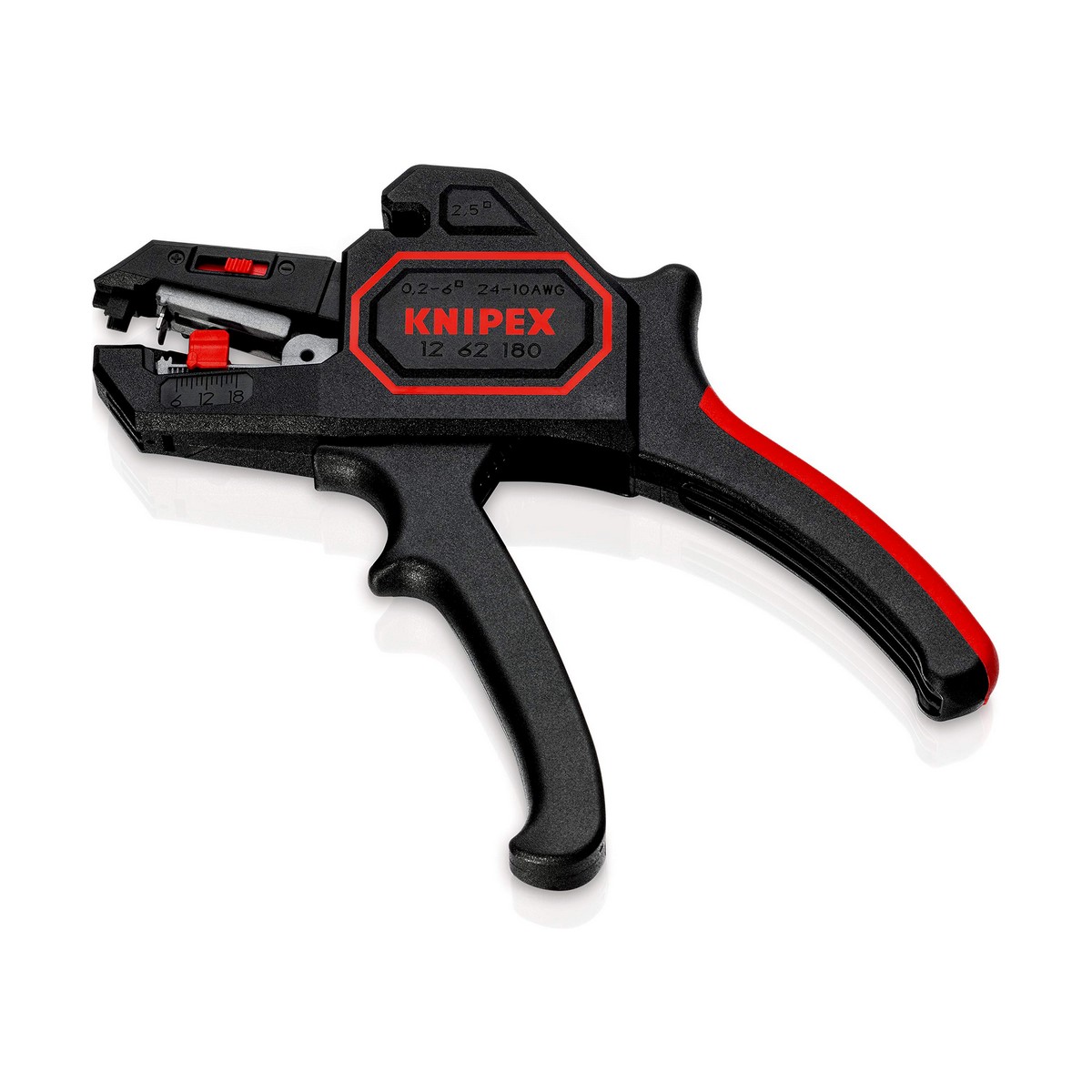 Kabelavlastningstång Knipex 12 62 180 SB Kabelskalare - 10