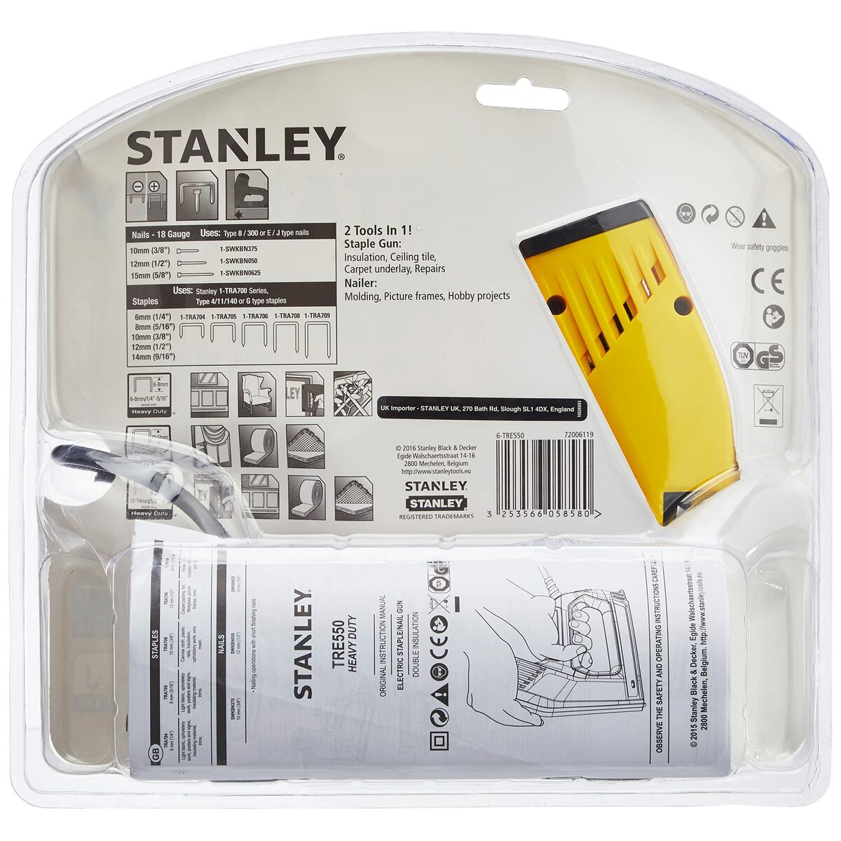 Professionell häftapparat Stanley 6-TRE550 - 3