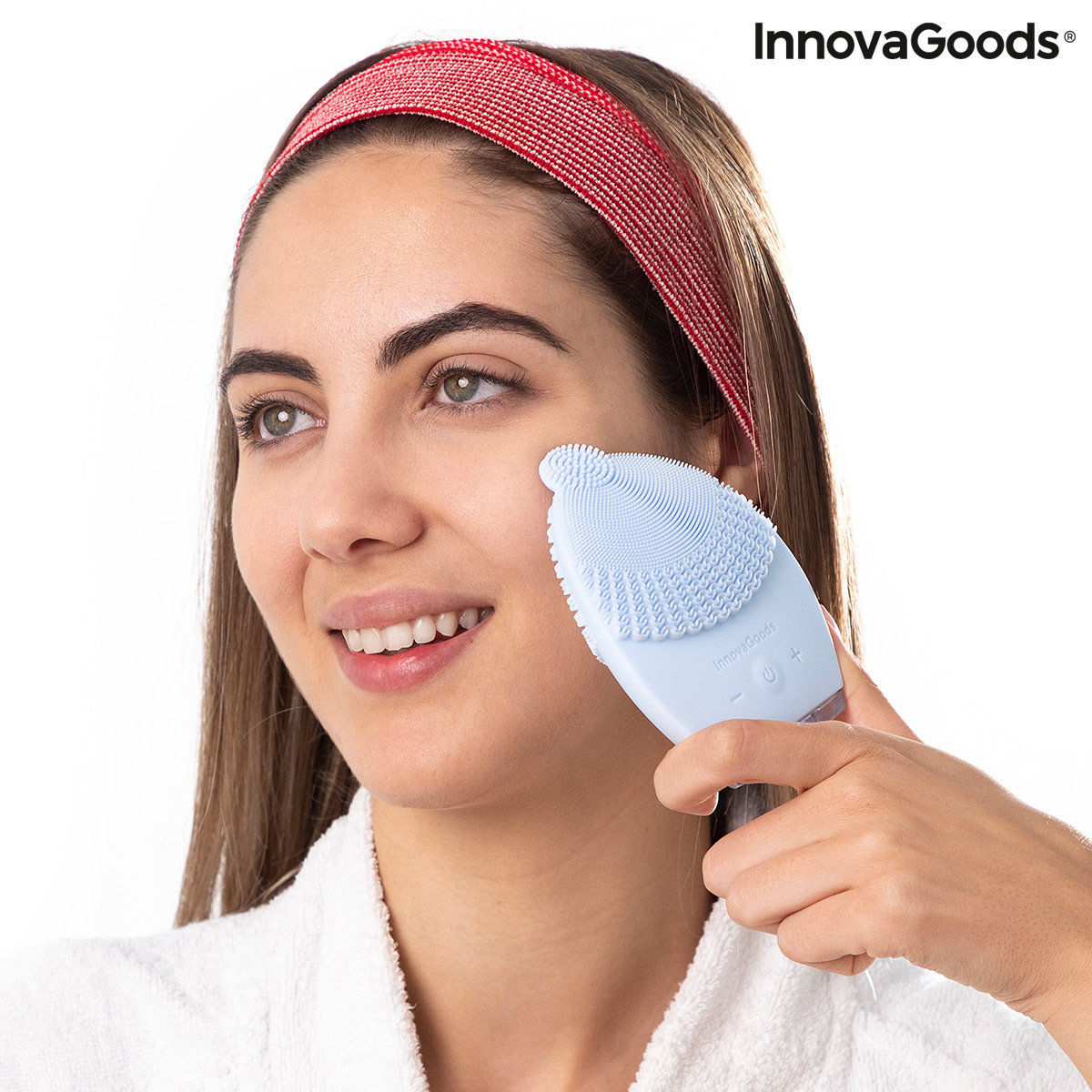 Apparat för ansiktsrengöring med massageeffekt Vipur InnovaGoods - 5