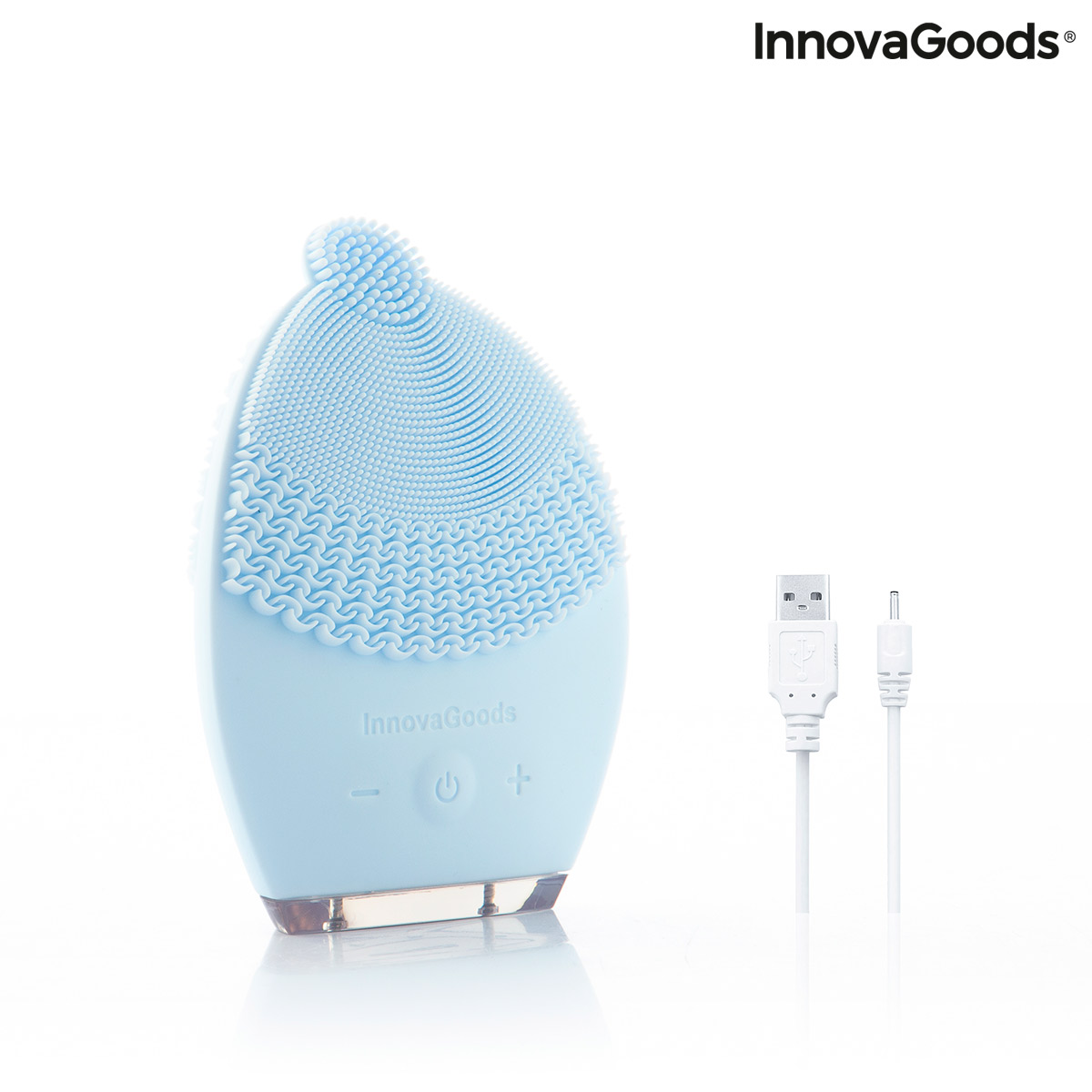 Apparat för ansiktsrengöring med massageeffekt Vipur InnovaGoods - 4