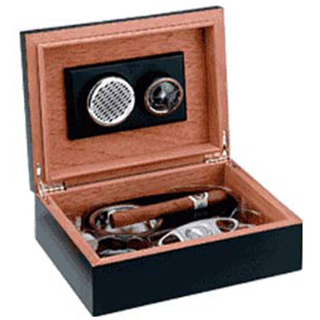 Humidorset 600214A Svart